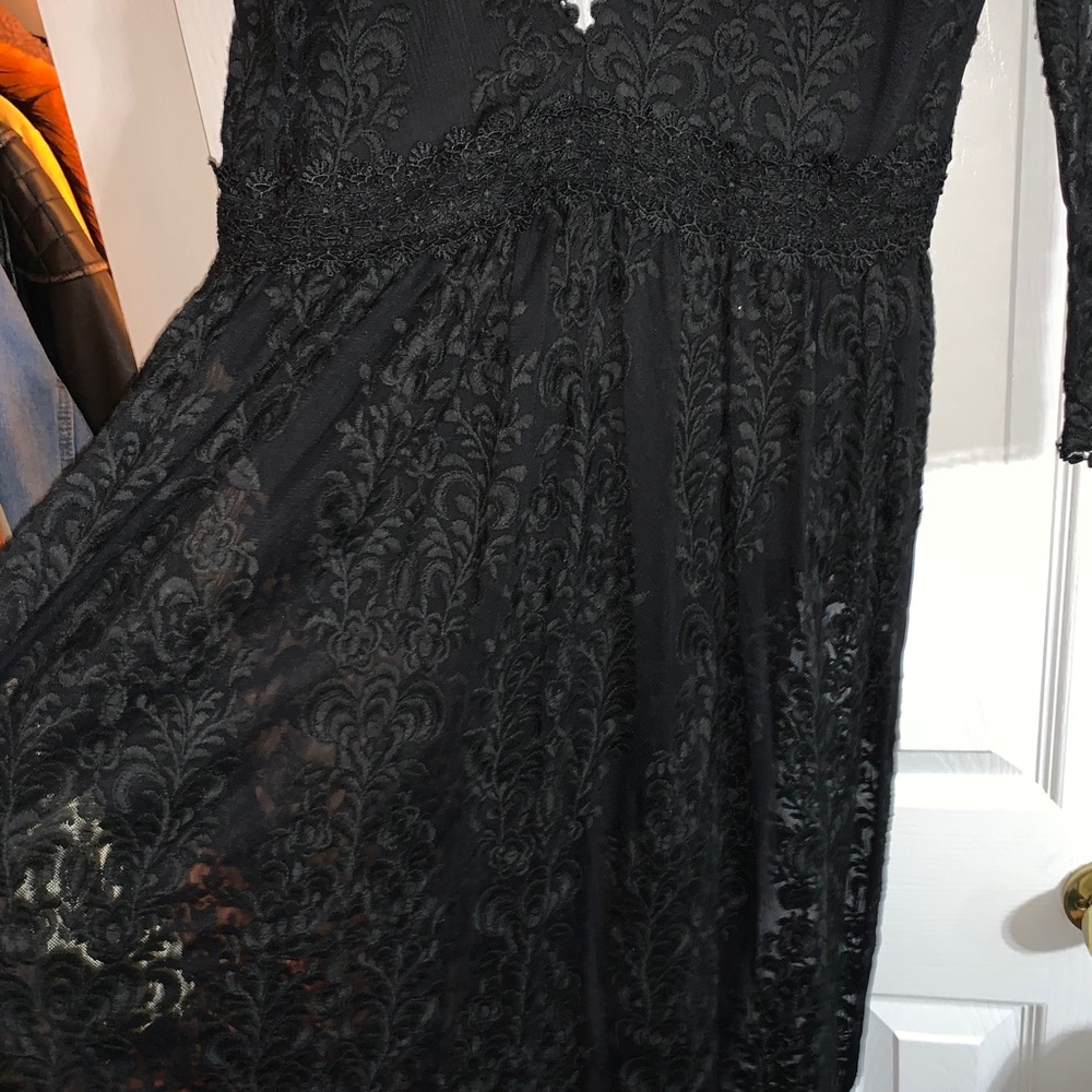 Black elegant gown
